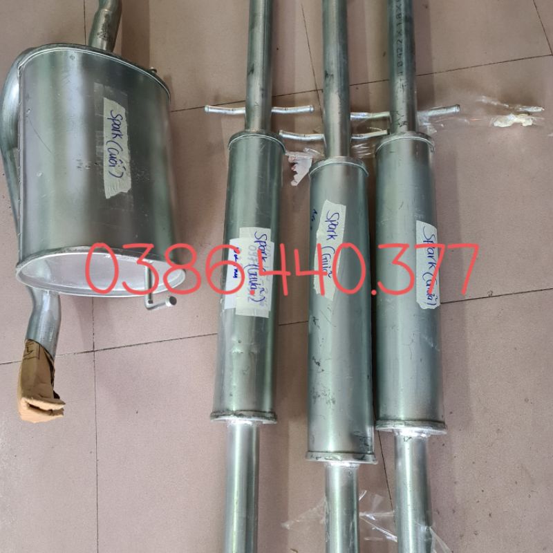 Ống xả Matiz 3, Spark đoạn giữa, đoạn cuối đời 03/11