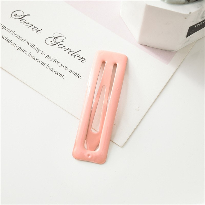 Kẹp Tóc Mặt Hình Học Cỡ Lớn Màu Sắc Kẹo Ngọt Phong Cách Nhật Bản Và Hàn Quốc Dành Cho Bé Gái