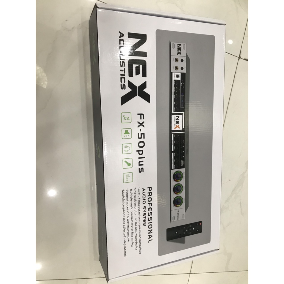 vang cơ chống hú fx50 plus , điều khiển từ xa fx30plus kèm dây canon