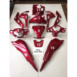 Dàn Áo Vision Đỏ Tươi Chính Hãng Honda