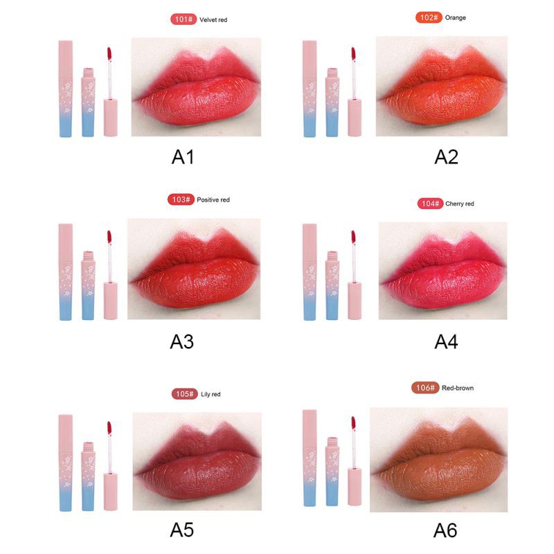 [Hàng mới về] Son bóng trang điểm dưỡng ẩm chống nhòe nhiều màu lâu trôi cho nữ