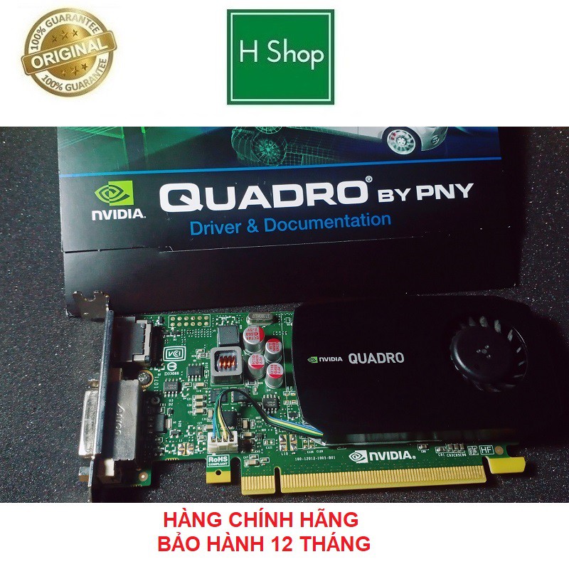 [Mã ELMS05 giảm 5% đơn 300k]Card màn hình Nvidia Quadro K600, hàng new chính hãng PNY full box, bảo hành 12 tháng