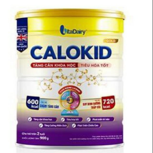 Sữa Calokid Gold hộp 900g mẫu mới