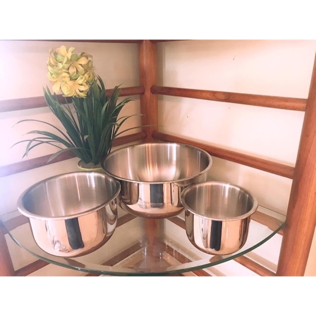 Bộ 3 thố trộn inox 304 cao cấp chính hãng Five Star