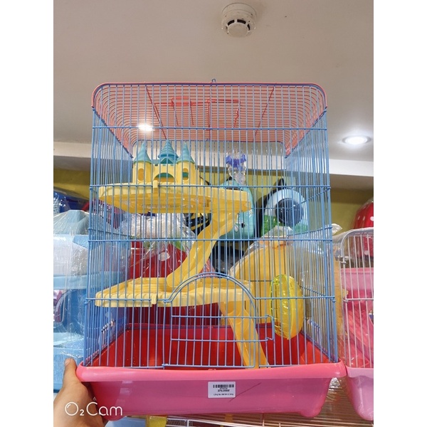 Lồng lâu đài 2 tầng cho hamster