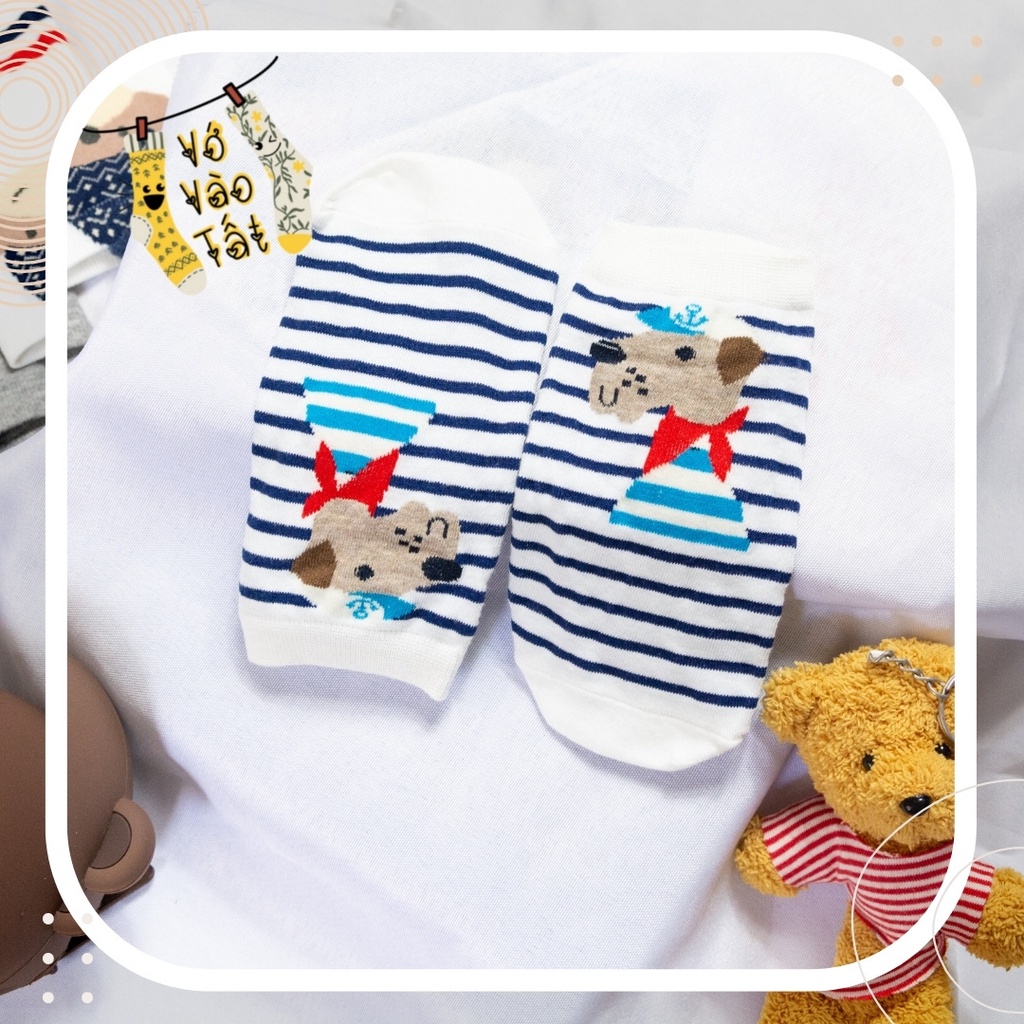 TẤT VỚ CỔ NGẮN CÚN VÀ GẤU MÙA ĐÔNG