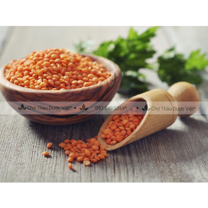 Đậu lăng đỏ hữu cơ 500g ( Hạt đậu lăng đỏ, hạt dinh dưỡng cho bé ăn dặm, tốt cho người ăn Keto)- Chợ Thảo Dược Việt