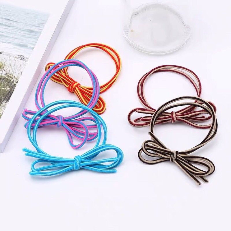 Dây Buộc Tóc - Vòng Tay 2 Vòng Đính Nơ Xinh Xắn Phong Cách Hàn Quốc Cho Nữ - PT01