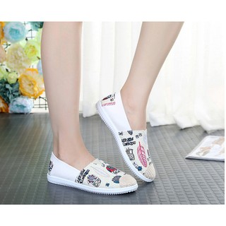 GIÀY LƯỜI SLIP ON VINTAGE ĐƠN GIẢN