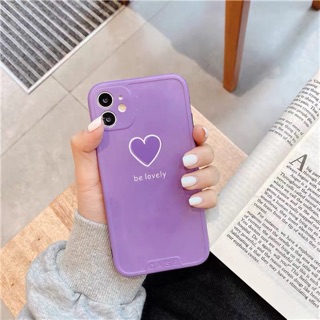 Ốp  lưng iphone  6/6plus/6s/6splus/6/7/7plus/8/8plus/x/xs/xsmax/11/11pro/11promax IMD Tim Tím