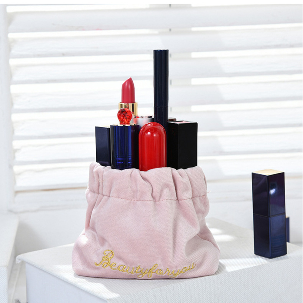 Túi nhung đựng mỹ phẩm đa dụng mini