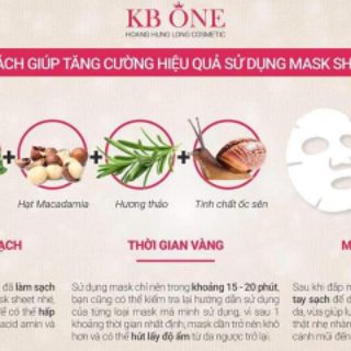 Mặt Nạ Ốc Sên KB One [Chính Hãng 100%]