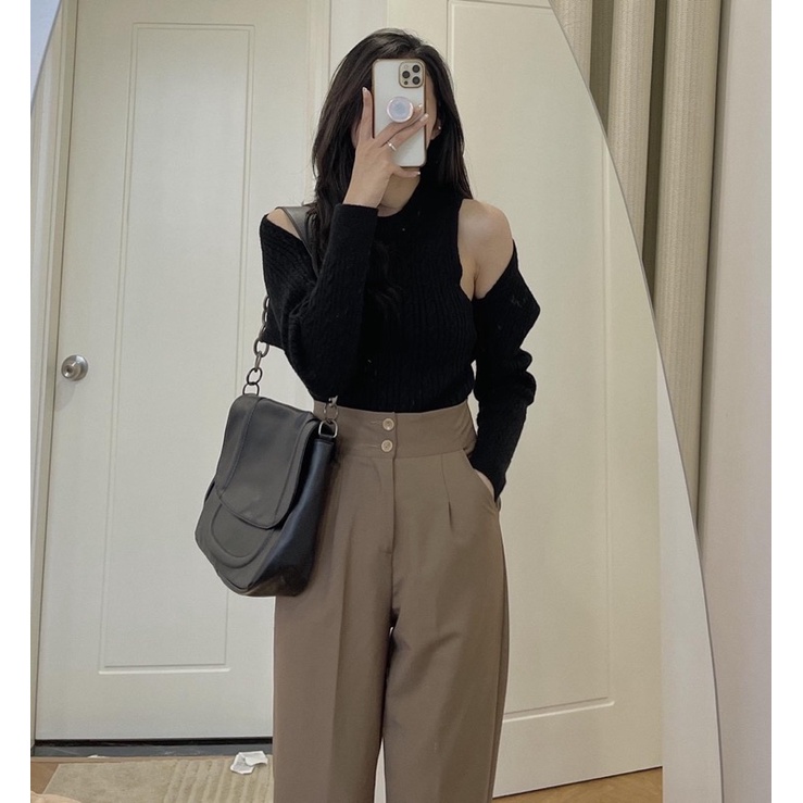 Set Áo Len Cadigan + Áo Ba Lỗ🦋 | BigBuy360 - bigbuy360.vn