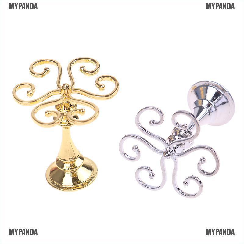 Mô hình giá đỡ cốc nước mini bằng kim loại tỉ lệ 1:12 trang trí nhà búp bê dễ thương