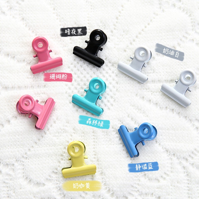 Kẹp giấy kim loại màu sắc 2.1cm
