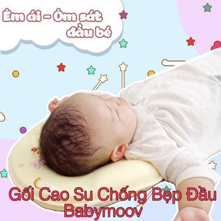 [Có Bảo Hành]Gối Cao Su Non Babymoov Chính Hãng Chống Bẹp Đầu Cho Bé