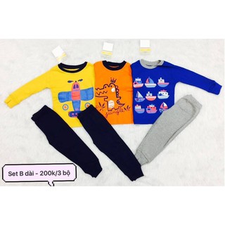 Set 3 bộ đồ dài Carter