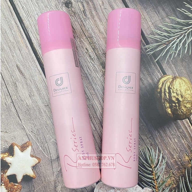 Xịt thơm body RSERIE hương hoa hồng Thái Lan - Hàng chính hãng