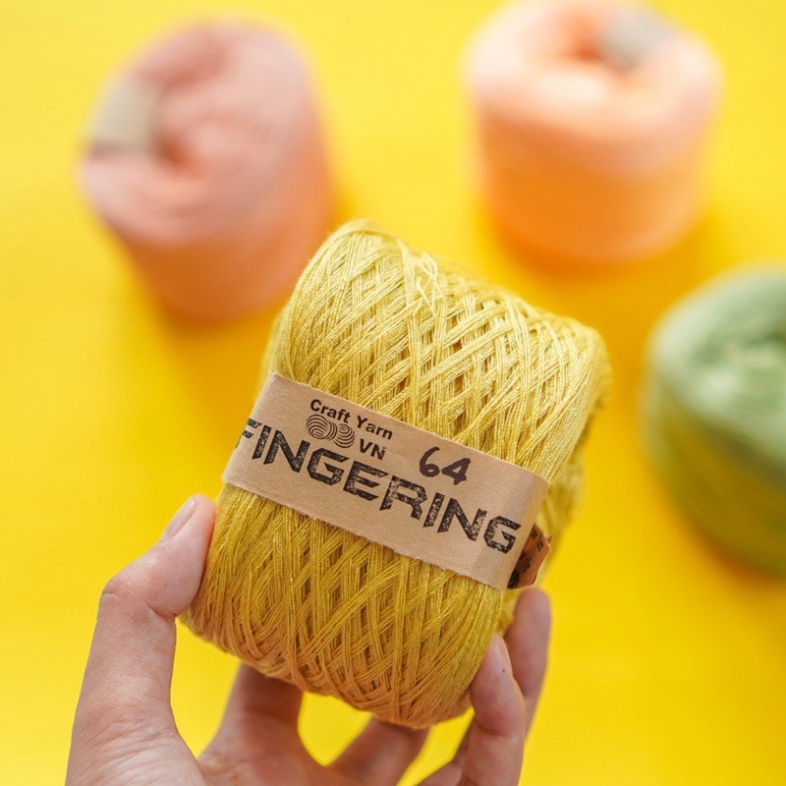 SỢI COTTON BÓNG FINGERING (bảng 1)