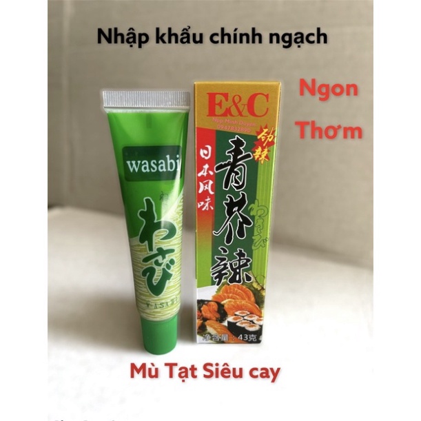 Mù tạt siêu cay, mù tạt chấm hải sản wasabi 45g
