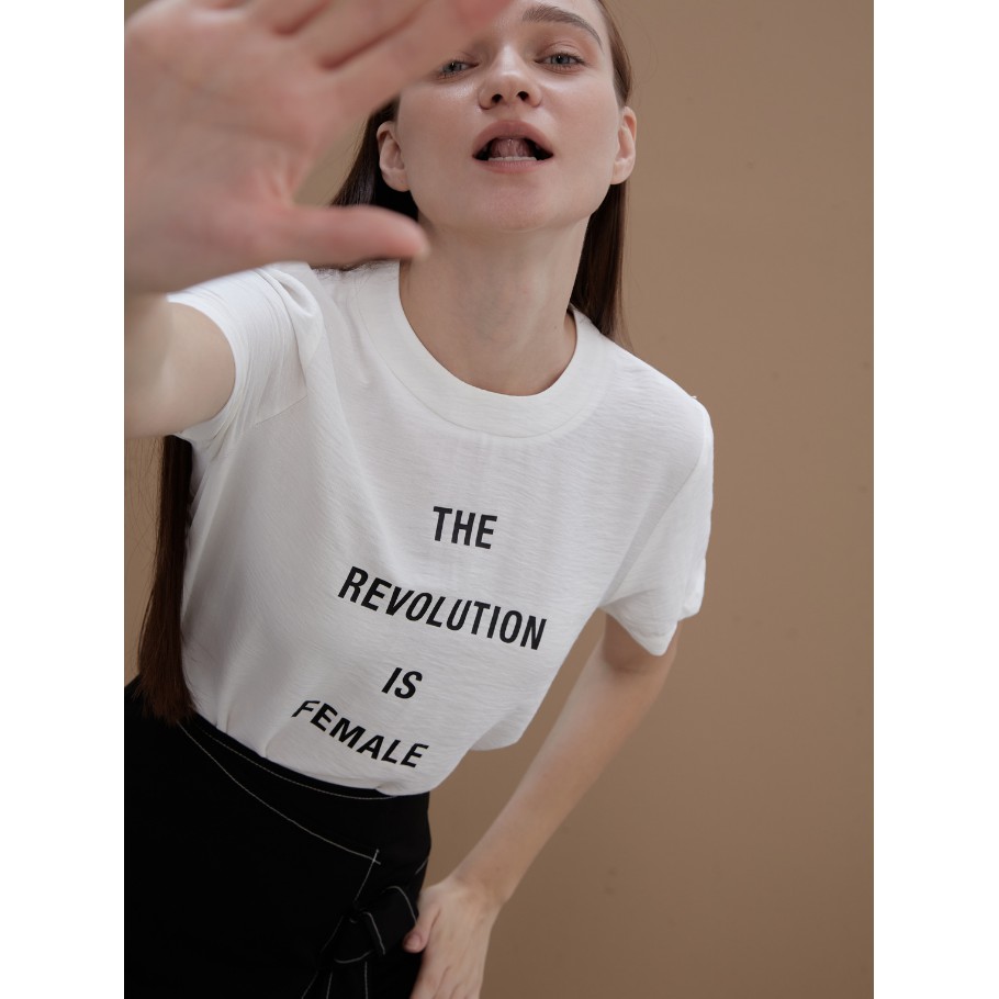 COCO SIN - Áo Lụa Trắng The Revolution