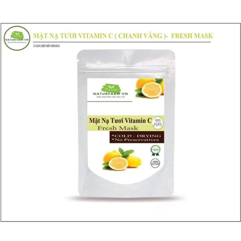 Mặt nạ tươi vitamin C ( chanh vàng ) - mask dẻo spa handmade