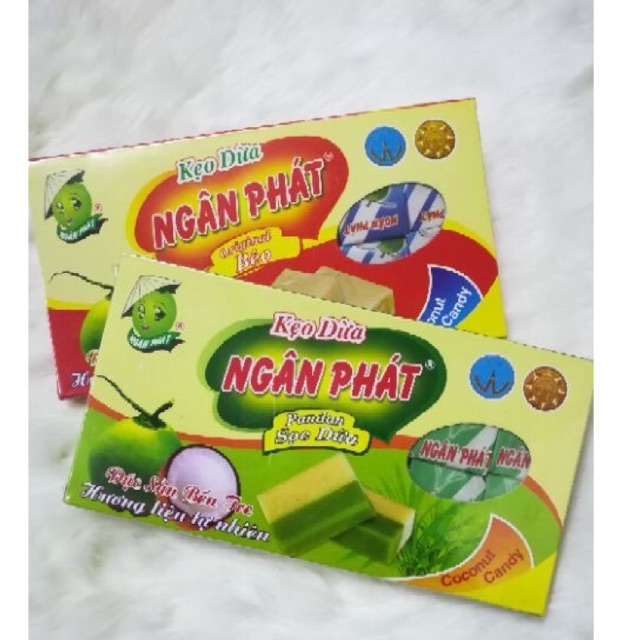 Kẹo dừa Ngân Phát gói 300gr nhiều vị