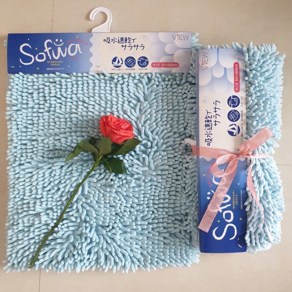 THẢM CHÙI CHÂN NHÀ TẮM CAO CẤP SIÊU TO DÀY DẶN- SAN HÔ SỢI MICROFIBER SIÊU THẤM HÚT-CONDOR CÓ 3 MÀU-MUA 3 TẶNG 1