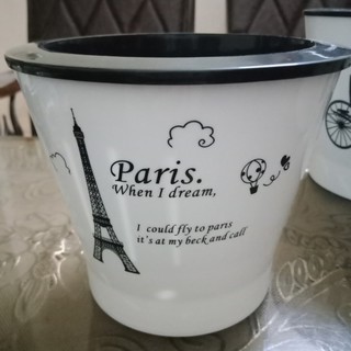 chậu tự tưới tròn