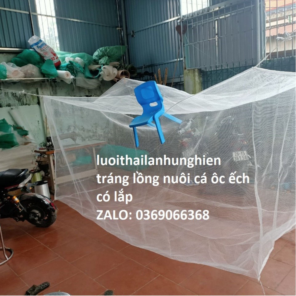 Lồng nuôi cá Ốc, Ếch, 4,5 x 3 x 2 có lắp che chắn tráng nuôi Cá ốc ếch Từ Nhỏ Tới To, Lưới Thái Lan