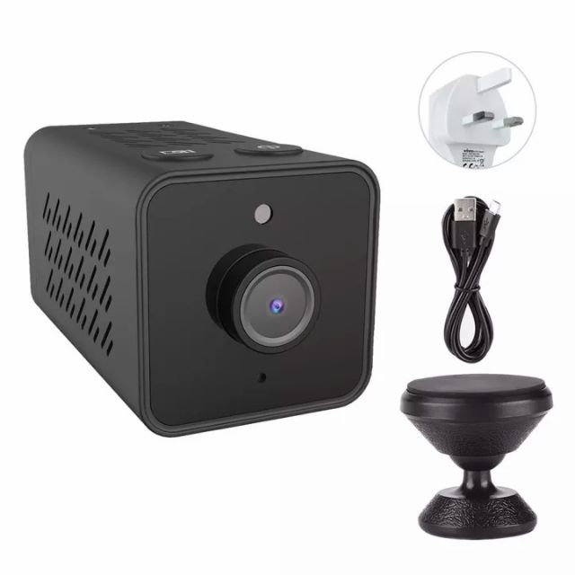 Camera mini IP WiFi siêu nhỏ pin sạc Full HD 1080P không dây an ninh, giám sát hồng ngoại ban đêm WJ11 | BigBuy360 - bigbuy360.vn