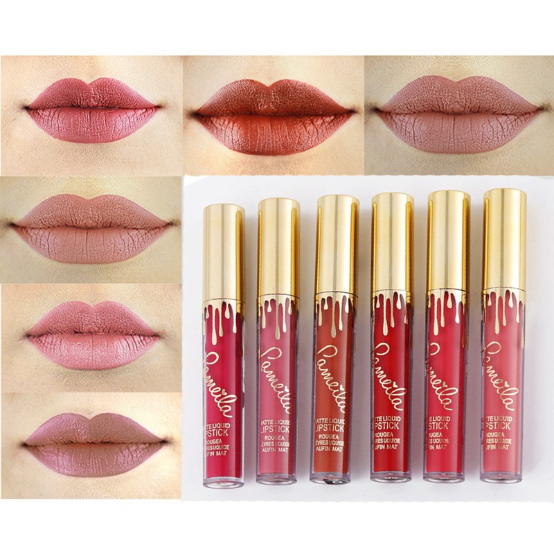 Sale 70% Son kem màu nhung lì không thấm nước lâu trôi Lameila, 6 Giá gốc 20,000 đ - 9F21 | BigBuy360 - bigbuy360.vn