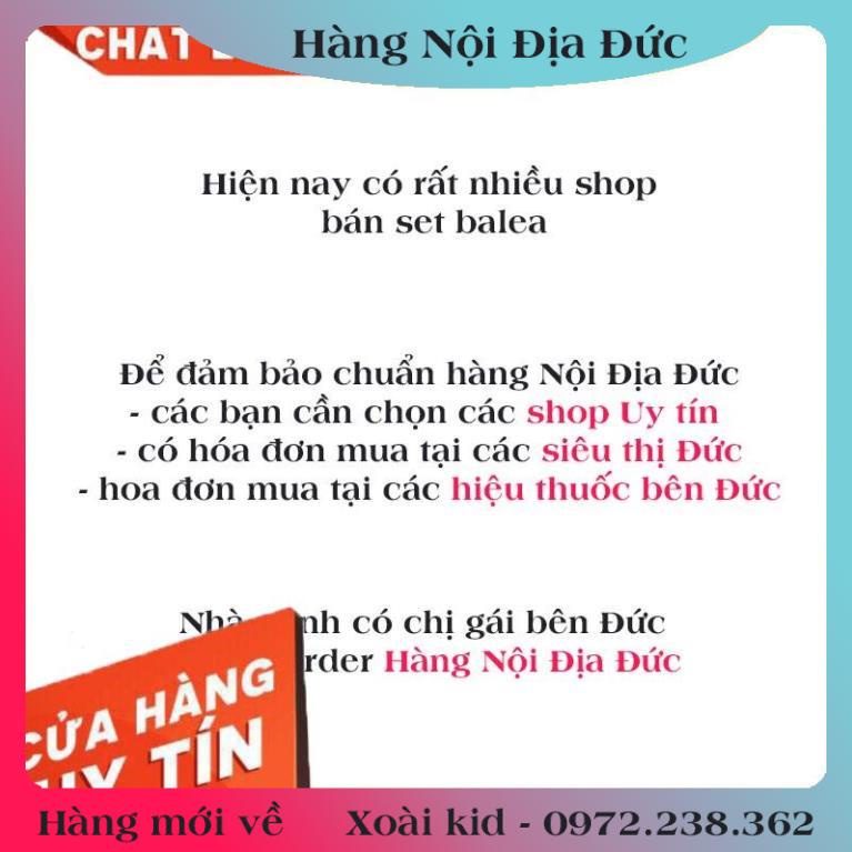 Bộ Bọt/Gel cạo lông Balea Đức - Nội địa Đức Đủ Bill