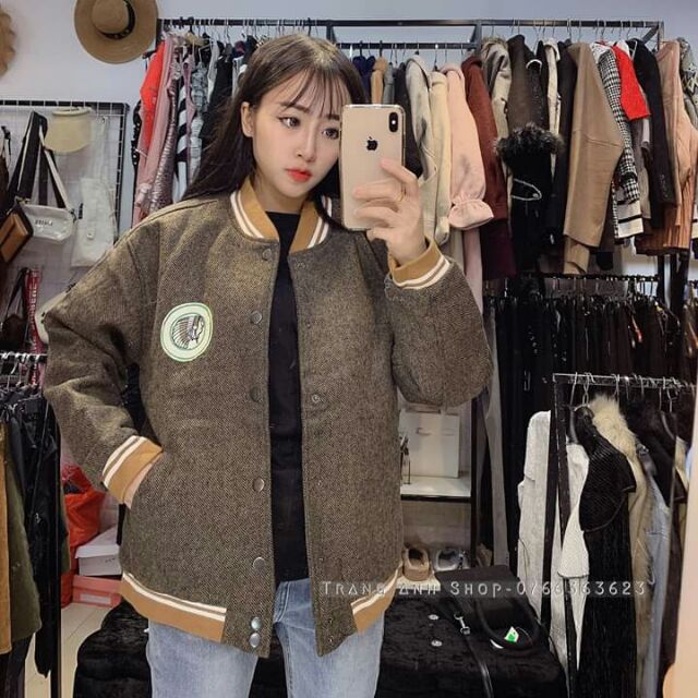 🌟Bomber dạ trần phao dạ ( Ảnh thật )