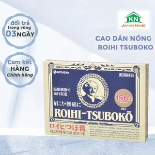 Cao dán nóng hỗ trợ giảm đau Roihi Tsuboko 156 miếng