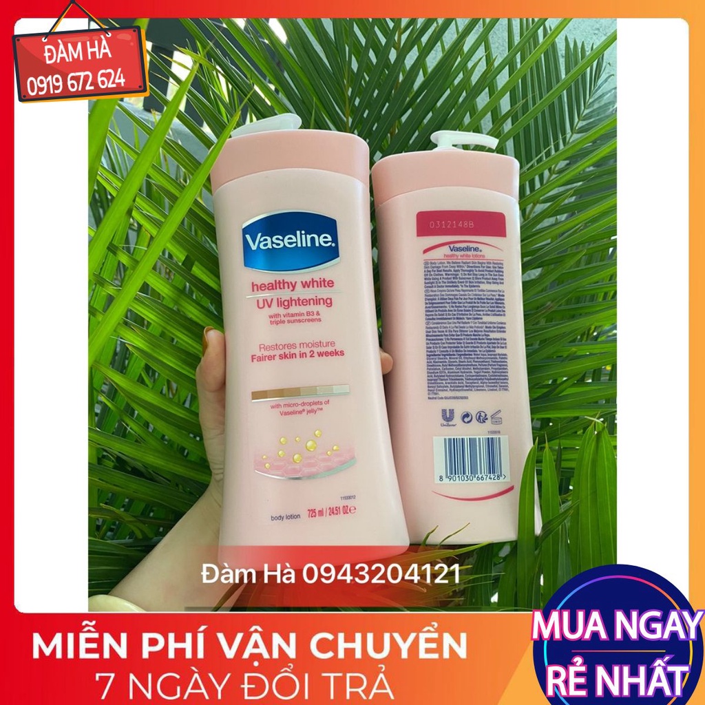 SỮA DƯỠNG THỂ TOÀN THÂN VASELINE 725ML