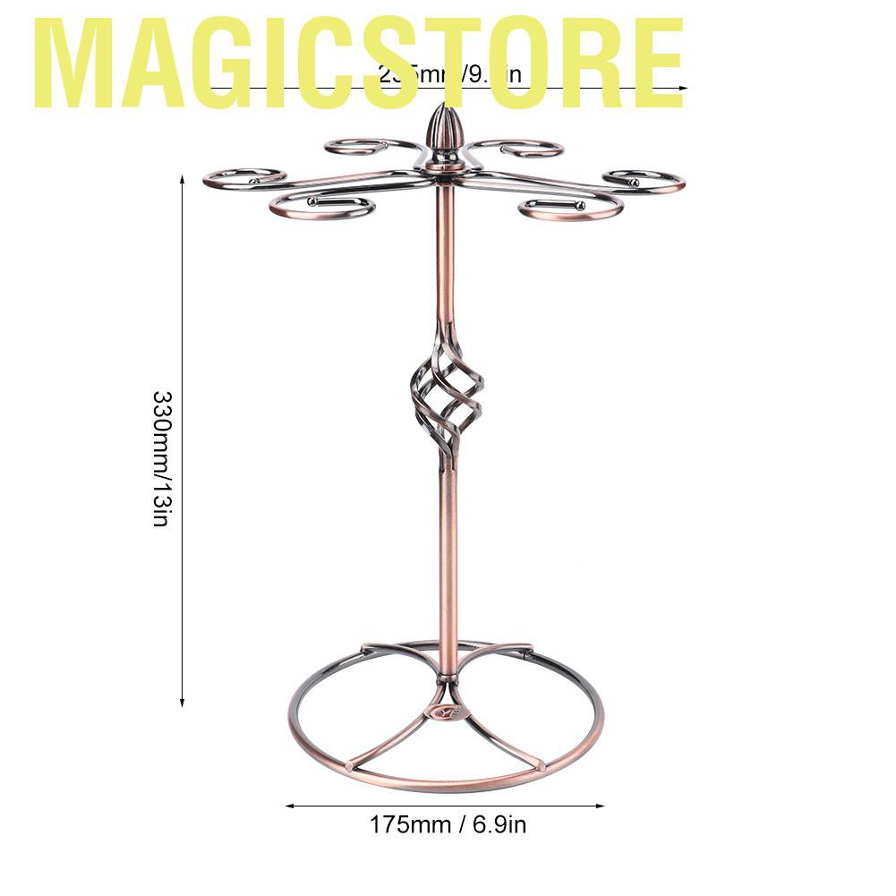 Magicstore Straight Retro Style Wine Glass Rack Holder Cup Hanging Shelf Organizer for Home Bar Restaurant