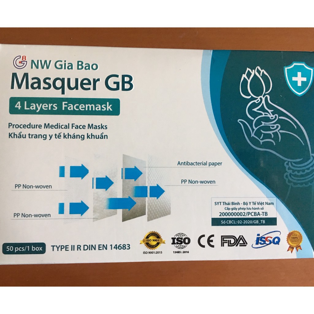 ♻️ Khẩu trang y tế ♻️ [FREESHIP] 4 lớp Gia Bảo hàng chuẩn