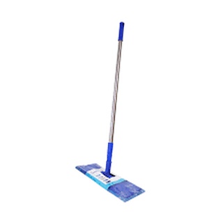 Mua Cây lau nhà bẹ công nghiệp mâm inox dẹp chữ nhật  tấm lau san hô 45cm  cán cao 135cm - Điện nước gia dụng Hoàng Kim
