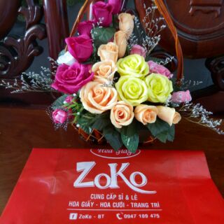 Hoa giấy handmade