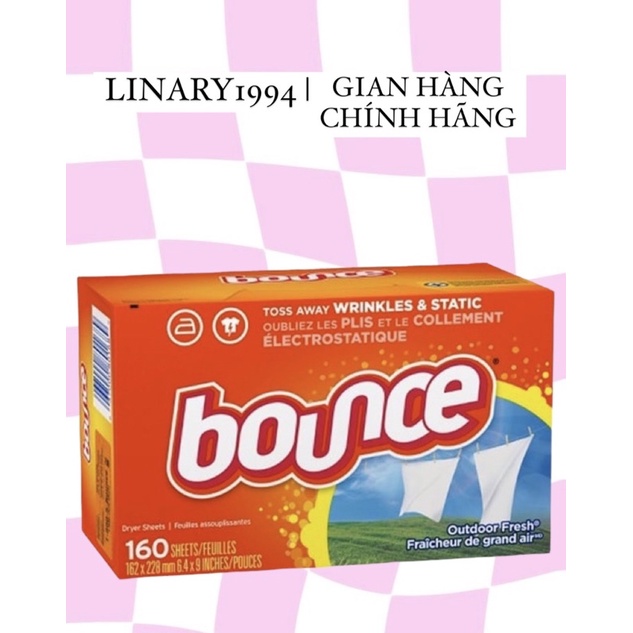 [LINARY1994] Giấy Thơm Quần Áo BOUNCE (nhiều size)