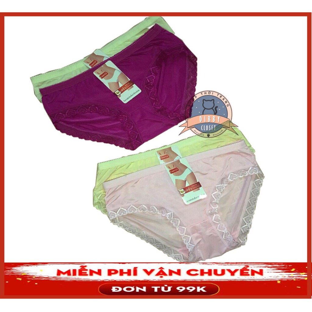 Bộ 10 Quần Lót Nữ ❤️FREESHIP❤️ Quần sịp nữ Phối Ren Thun Lạnh Siêu Thoáng Mát (dưới 65kg) !! FREE SHIP | BigBuy360 - bigbuy360.vn