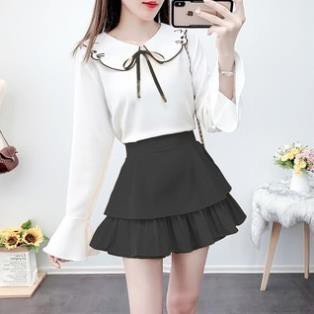 [CHẤT TUYẾT MƯA LOẠI 1] Chân Váy 2 Tầng Xếp Ly Có Quần Trong | BigBuy360 - bigbuy360.vn