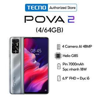 Điện thoại TECNO POVA2 (4GB+64GB) - Hàng chính hãng