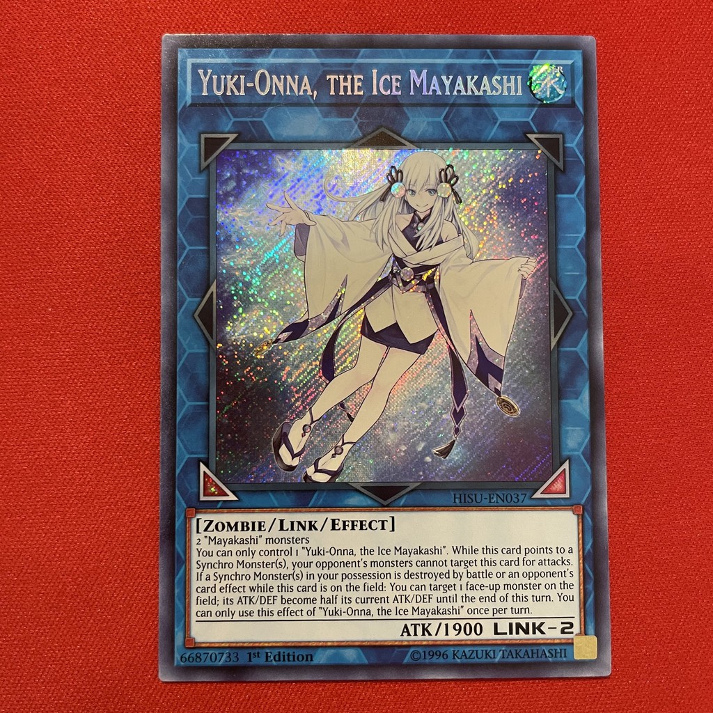 Thẻ Bài Yugioh Chính Hãng] Yuki-Onna, The Ice Mayakashi