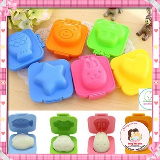 Set 6 khuôn làm cơm đậu hũ non bánh bento ăn dặm cho bé yêu