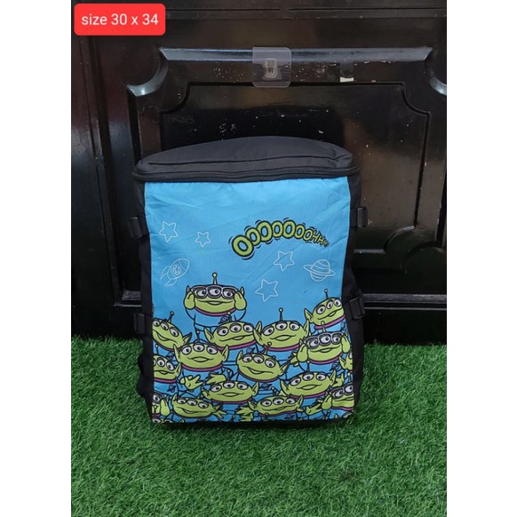 Balo kaki màu xanh . Túi 2hand