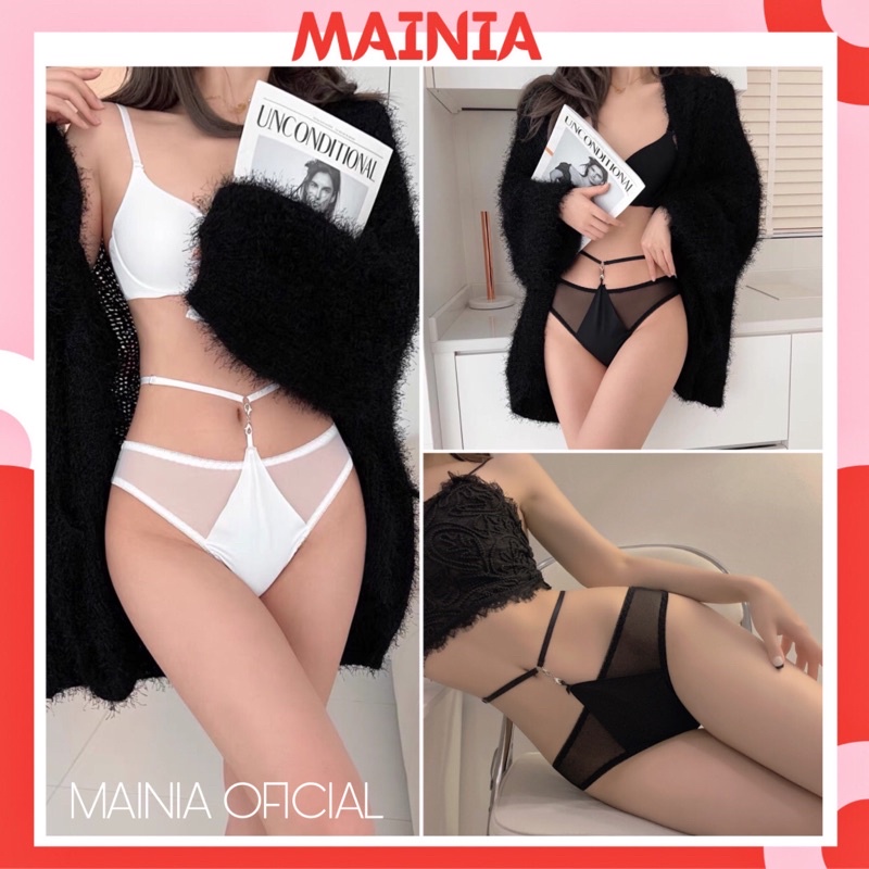 [Siêu Đẹp, BIGSIZE] Quần Lót Thun Su Phối Ren Dây Eo Siêu Đẹp Cao Cấp Mainia Shop C513