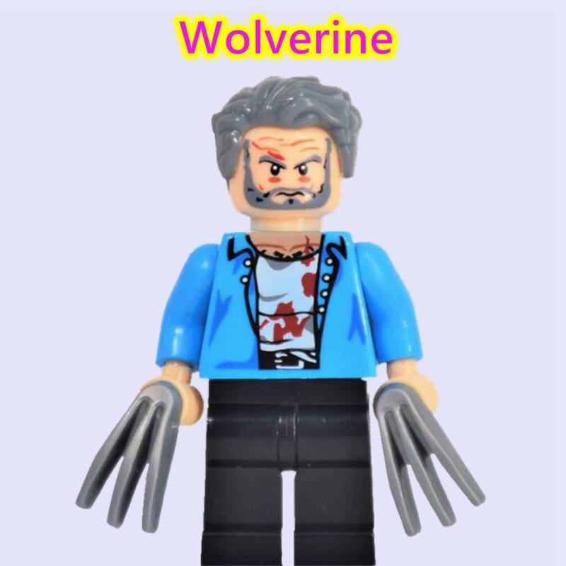 Đồ Chơi Lắp Ráp Mô Hình Nhân Vật X-Men Wolverine Cho Trẻ Em