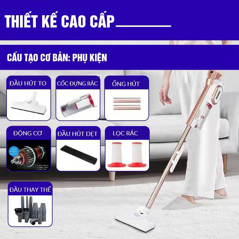 Máy hút bụi cầm tay mini nhỏ gọn tiện lợi có dây công suất lớn  - Hút sạch mọi vị trí ngóc ngách JJ098 | BigBuy360 - bigbuy360.vn